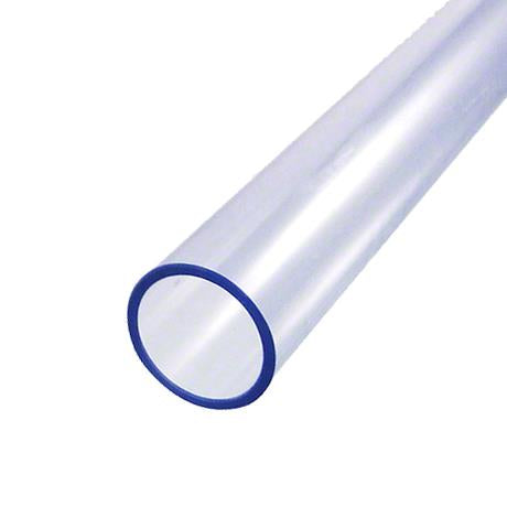 Transparent PVC Rør 1 mtr ø 20 mm til ø 110 mm